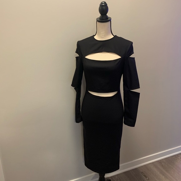 Asilio ‘The Slasher' Stretch Midi Dress - Picture 4 of 6